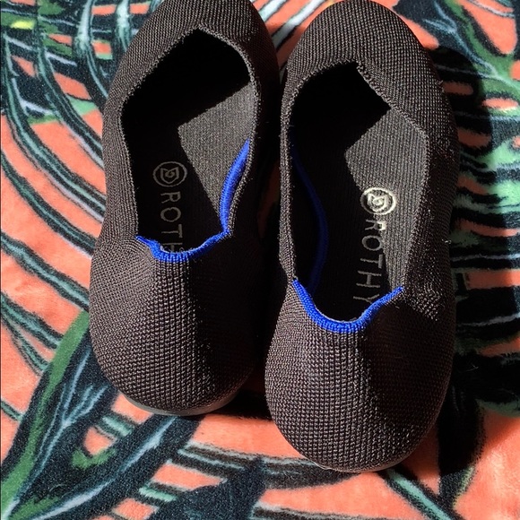 ROTHYS Black Ballet Flats Size 6 - Picture 4 of 8